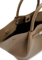 Demellier The New York Midi Grained Leather Tote - Taupe - One Size