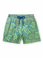Vilebrequin - Mahina Straight-Leg Mid-Length Recycled Swim Shorts - Green