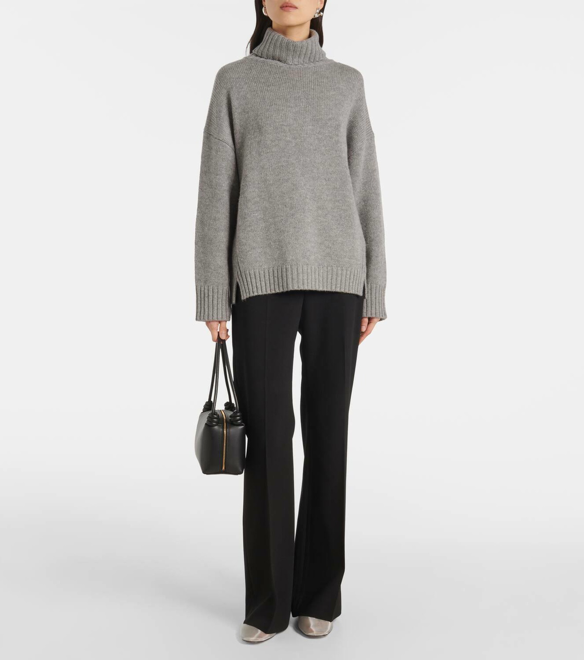 Jardin des Orangers Wool and cashmere turtleneck sweater