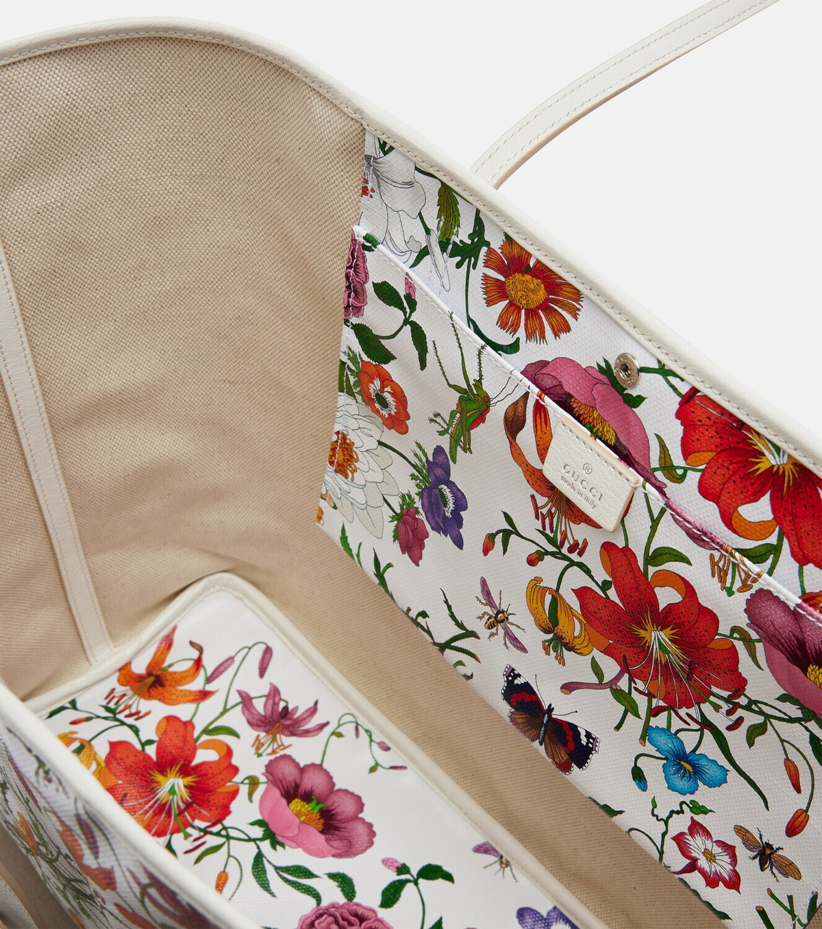 Gucci Gucci Tribeca Large floral canvas shopper