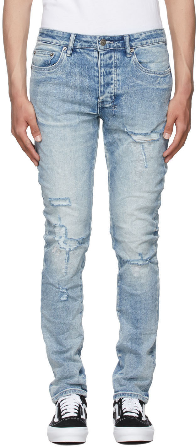 Ksubi Blue Chitch Thrashed Jeans Ksubi