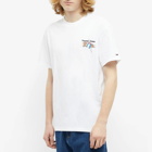 Tommy Jeans Men's Rat Flag T-Shirt in White