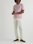 John Smedley - Mycroft Sea Island Cotton Polo Shirt - Pink