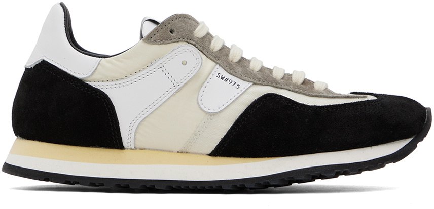 Spalwart White & Gray Marathon Trail Low Sneakers Spalwart