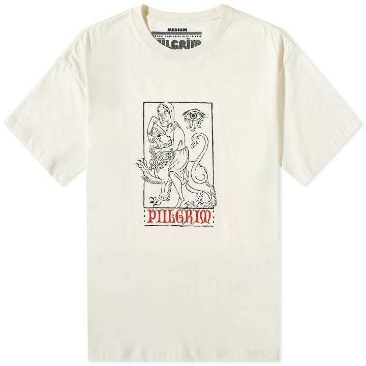 Photo: Piilgrim Men's Samson T-Shirt in Antique White