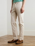 Sid Mashburn - Field Slim-Fit Tapered Garment-Dyed Cotton-Twill Trousers - Gray