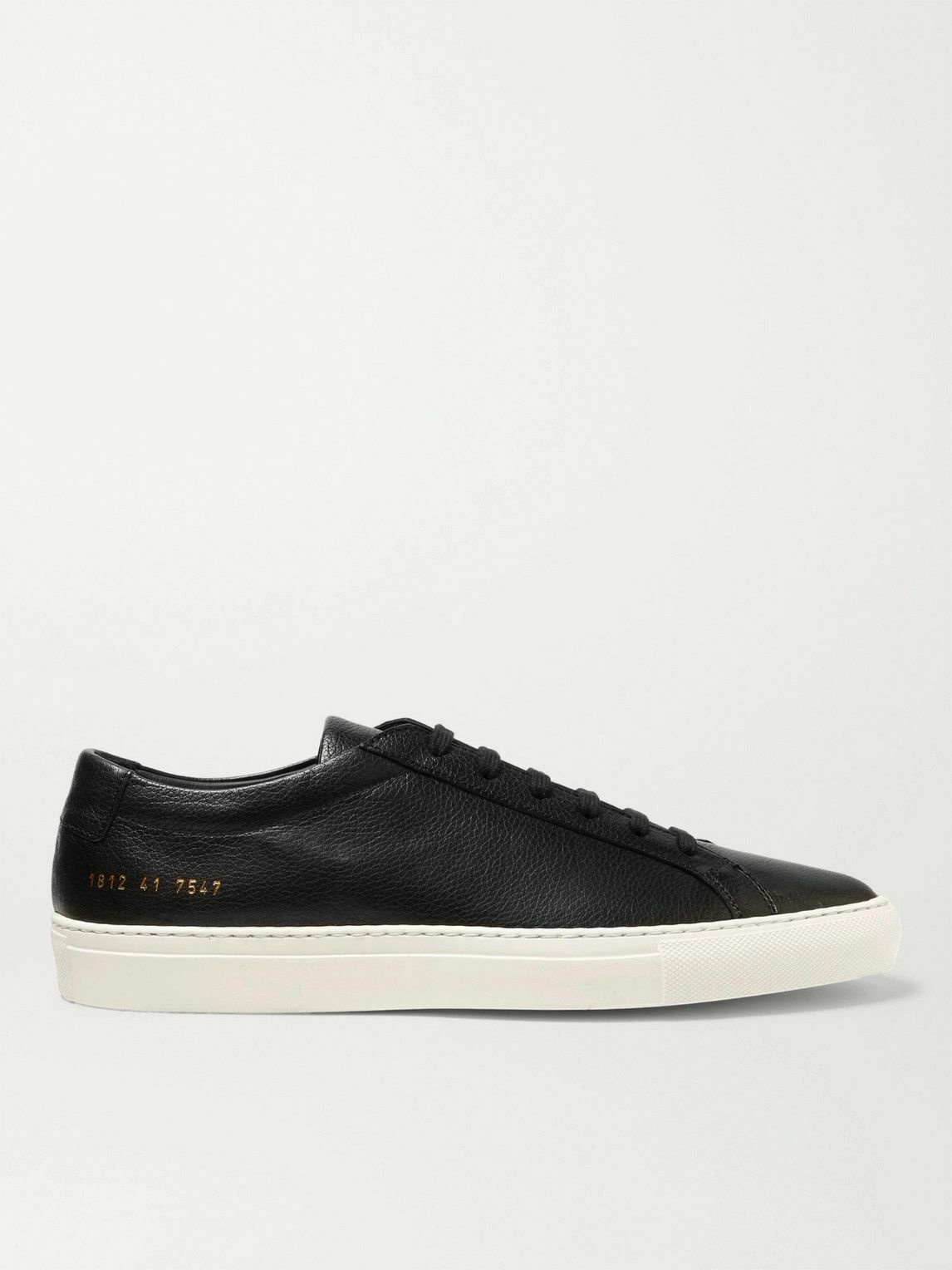 Common Projects - Original Achilles Full-Grain Leather Sneakers - Black ...