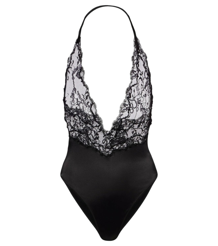 Photo: Givenchy Lace and jersey bodysuit