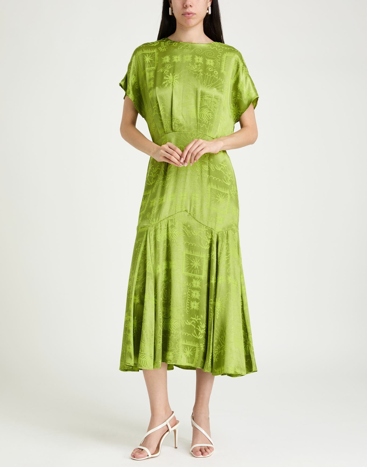 Never Fully Dressed Womens Midi dress Light in Green