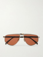 Brunello Cucinelli - Aviator-Style Titanium Sunglasses