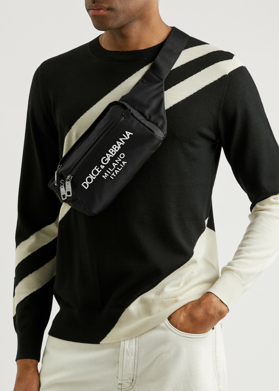 Dolce & Gabbana Logo Nylon Belt bag - Black - One Size
