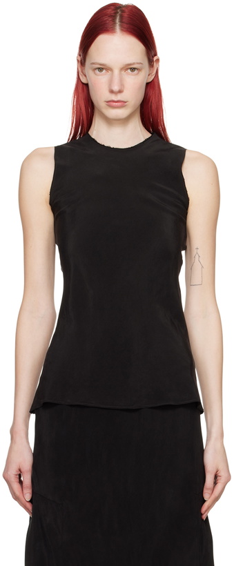 Photo: Gabriela Coll Garments Black No.256 Tank Top