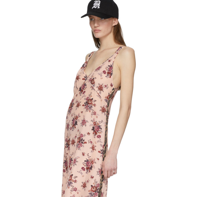 R13 Pink Floral Slip Dress R13