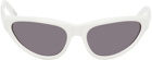 Marni White Mavericks Sunglasses