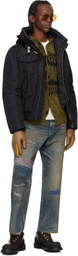 Parajumpers Black Gobi Hooded Down Jacket