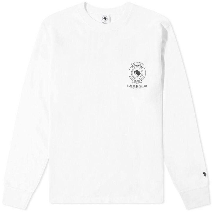 Photo: Rats Men's Long Sleeve Big Logo T-Shirt in White
