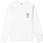 Rats Men's Long Sleeve Big Logo T-Shirt in White