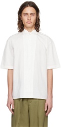 Róhe Off-White Camp Collar Shirt