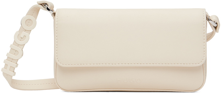 Photo: Hugo Off-White Embossed Phone Pouch
