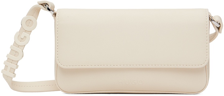 Photo: Hugo Off-White Embossed Phone Pouch