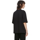 AMI Alexandre Mattiussi Black Oversized Logo Patch T-Shirt