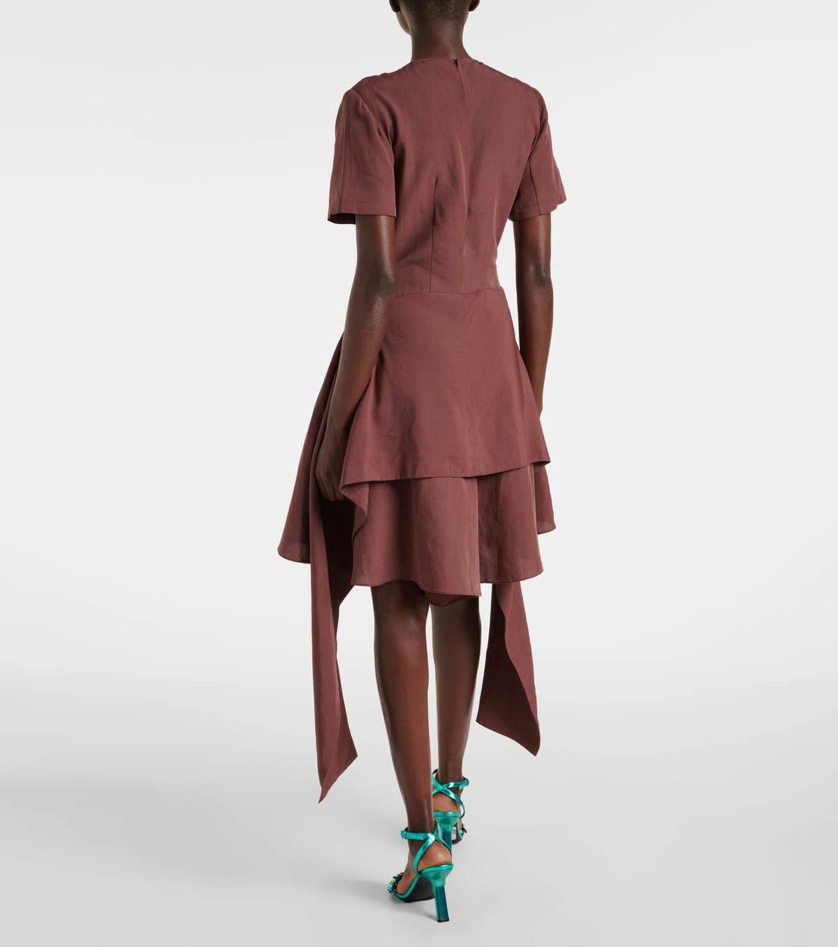 Loewe Paula's Ibiza tie-detail midi dress