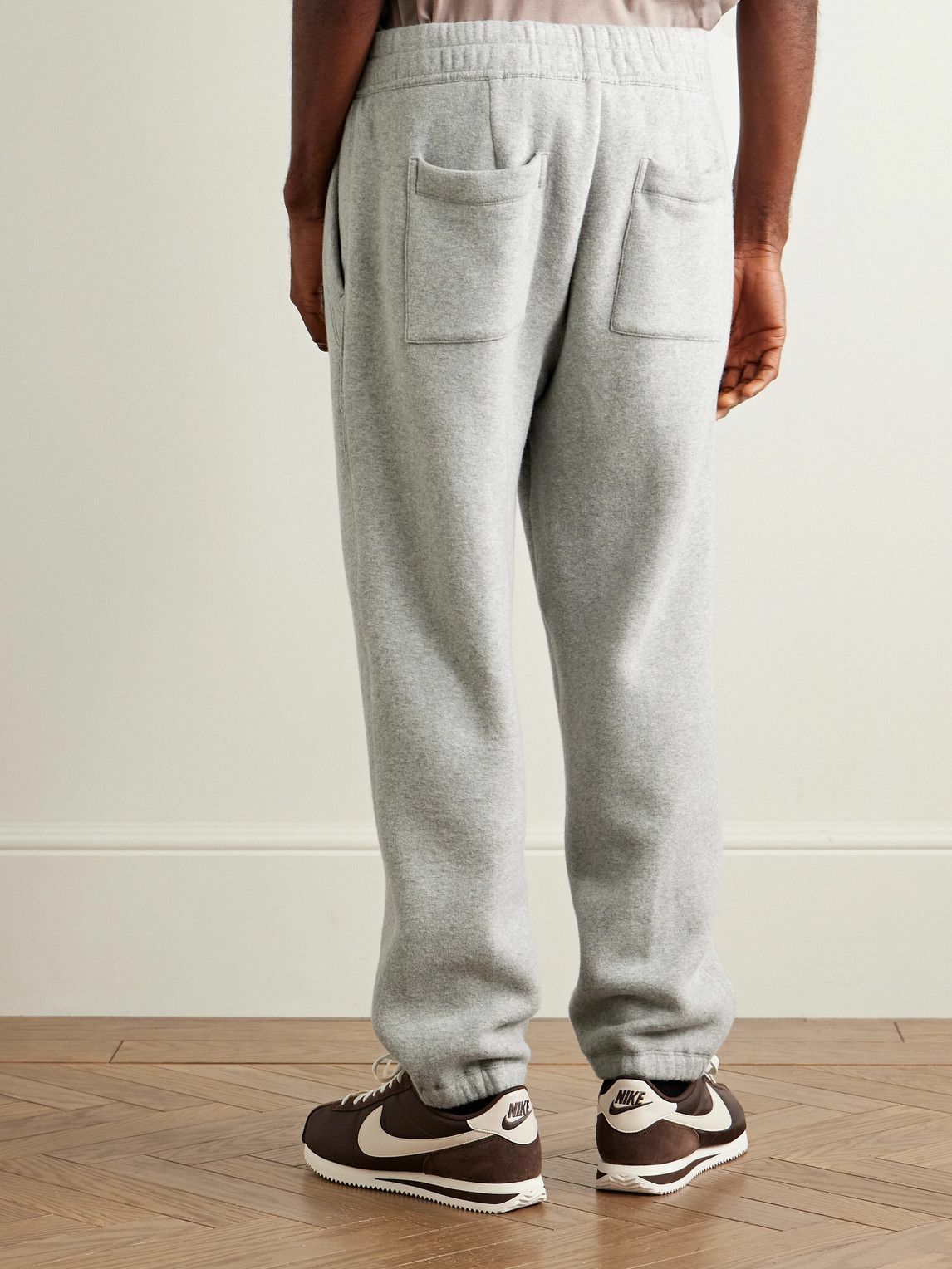 James Perse - Cozy Tapered Cotton-Blend Jersey Sweatpants - Gray