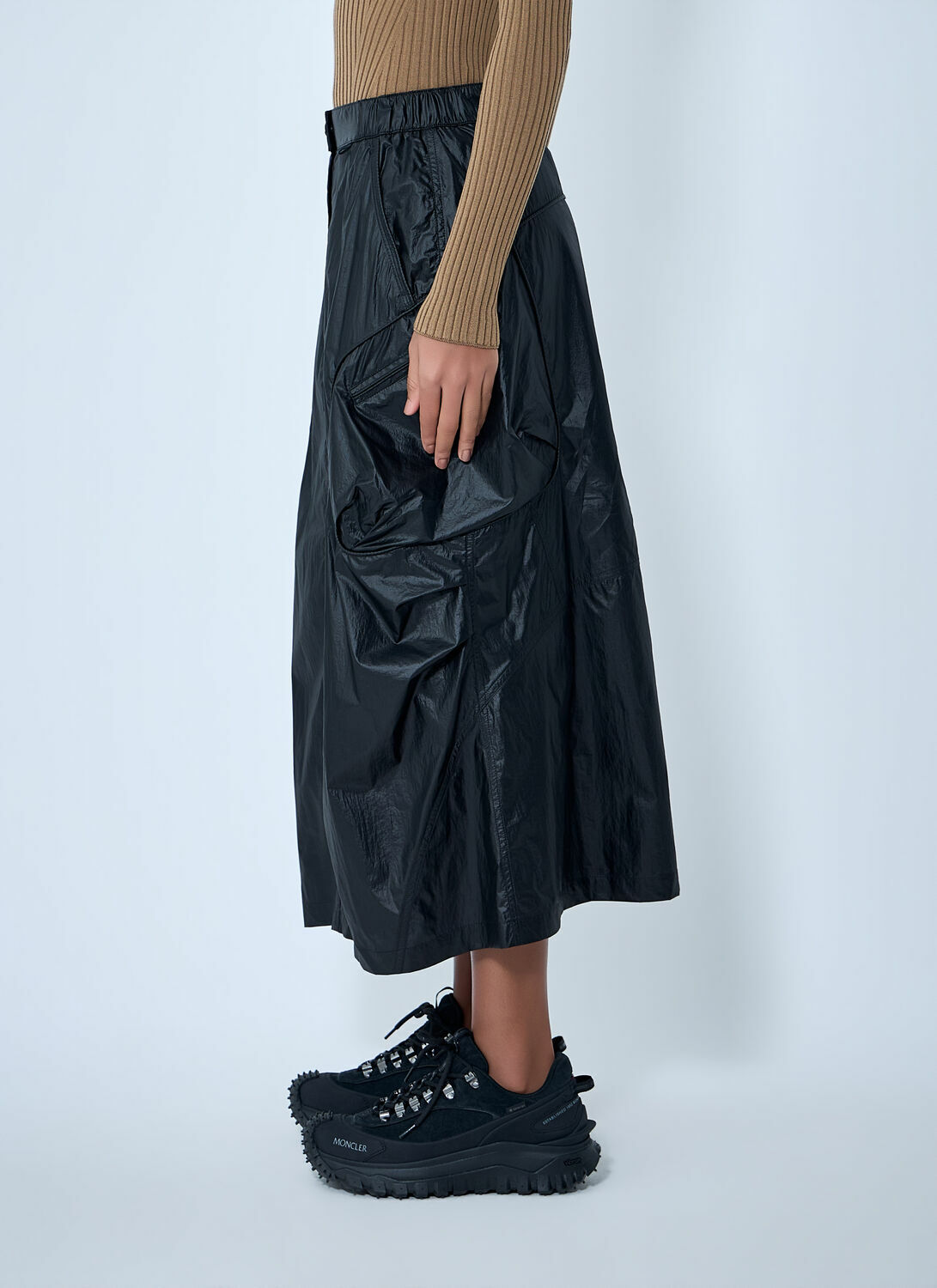 Moncler Technical Midi Skirt
