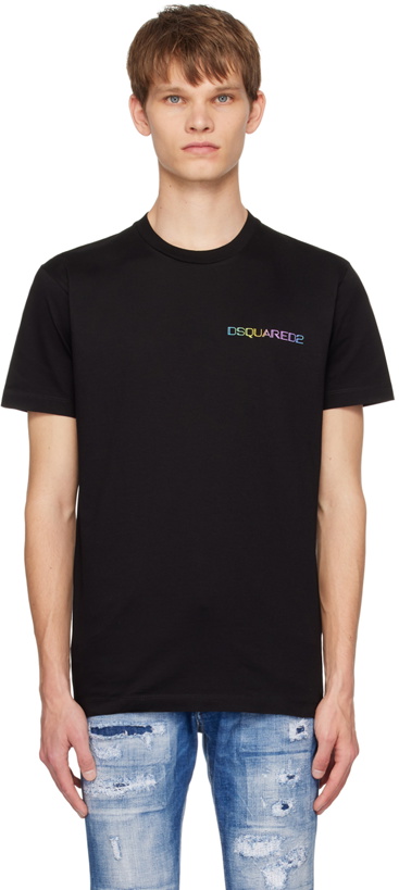 Photo: Dsquared2 Black Cool Fit T-Shirt