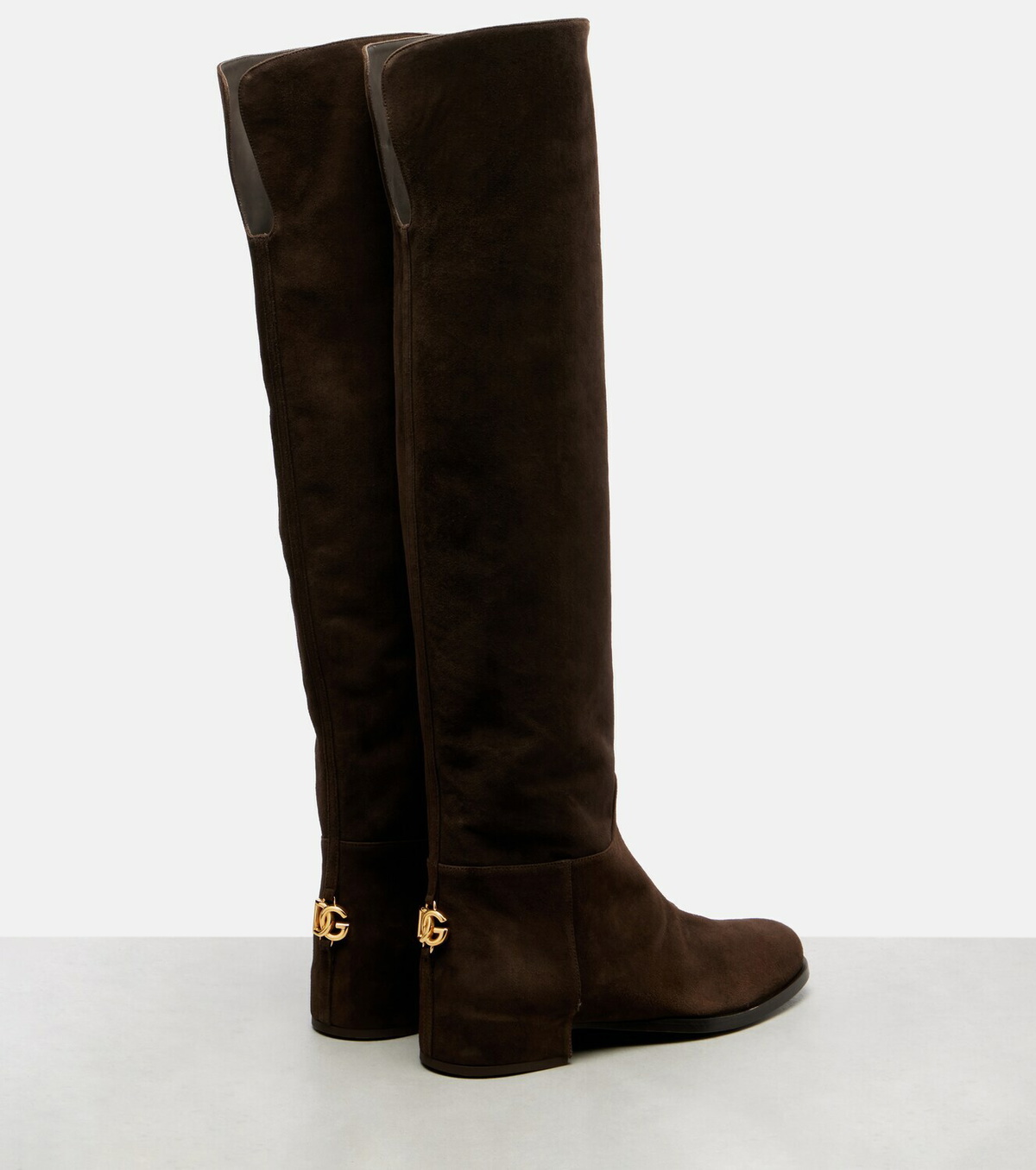 Dolce&Gabbana Suede over-the-knee boots