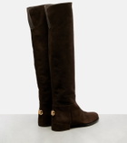 Dolce&Gabbana Suede over-the-knee boots