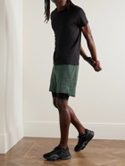 Lululemon - License to Train Elite Straight-Leg Stretch Recycled-Mesh Drawstring Shorts - Green