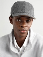 Kiton - Leather-Trimmed Cashmere Baseball Cap