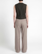 Officine Générale Womens Tailored Vest in Brown