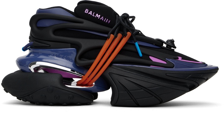 Photo: Balmain Multicolor Unicorn Low-Top Sneakers