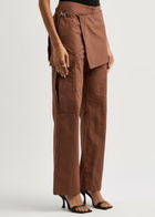 Paris Georgia Elliot Layered Shell Trousers Terracotta