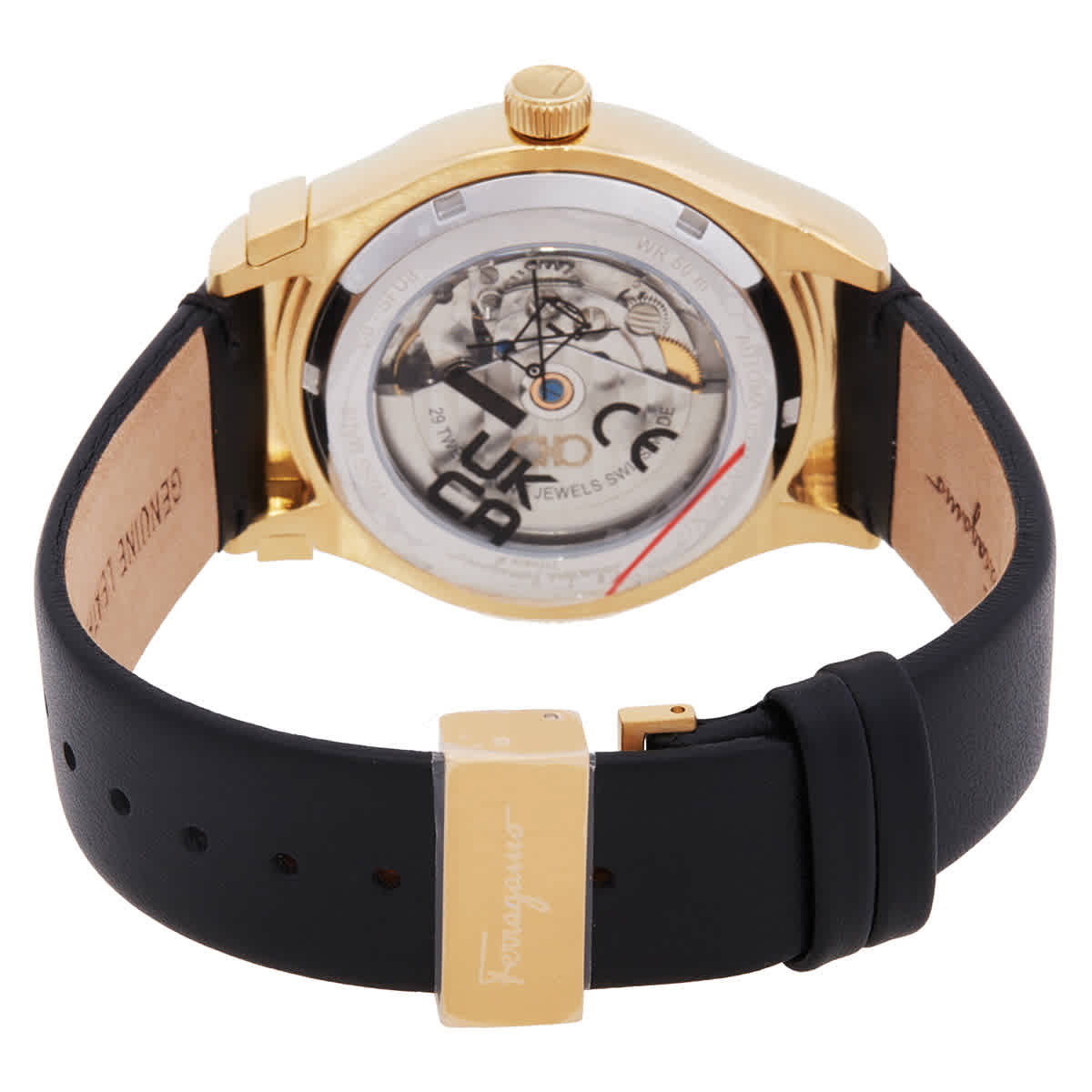 Ferragamo 1927 Automatic Black Dial Mens Watch SFU800124 Salvatore