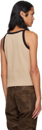 MISBHV Beige Sex Tank Top