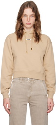 JACQUEMUS Beige La Casa 'Le Hoodie Gros Grain' Hoodie