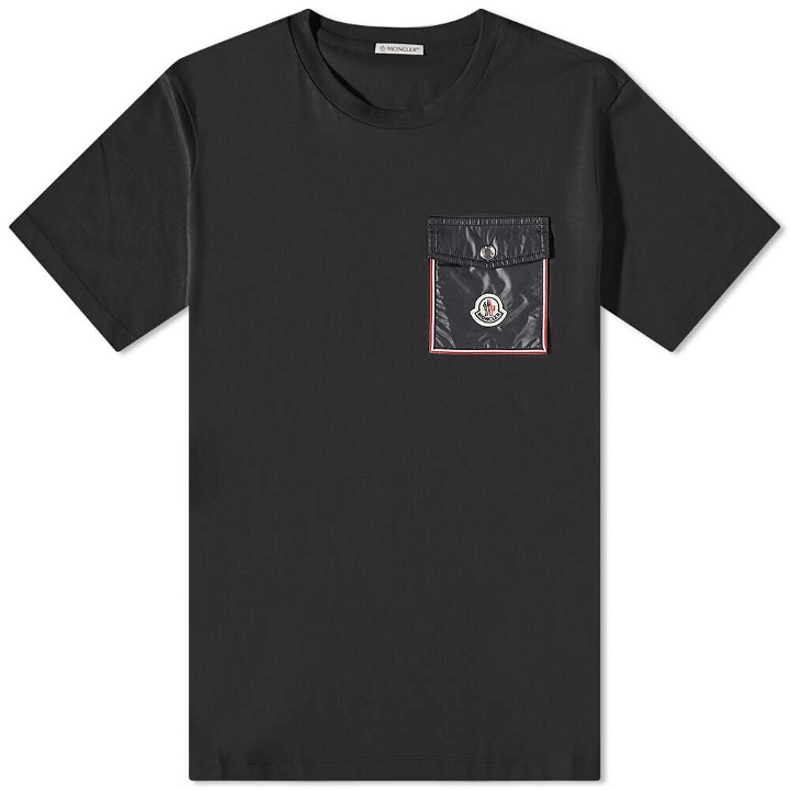Photo: Moncler Men's Pocket T-Shirt in Black