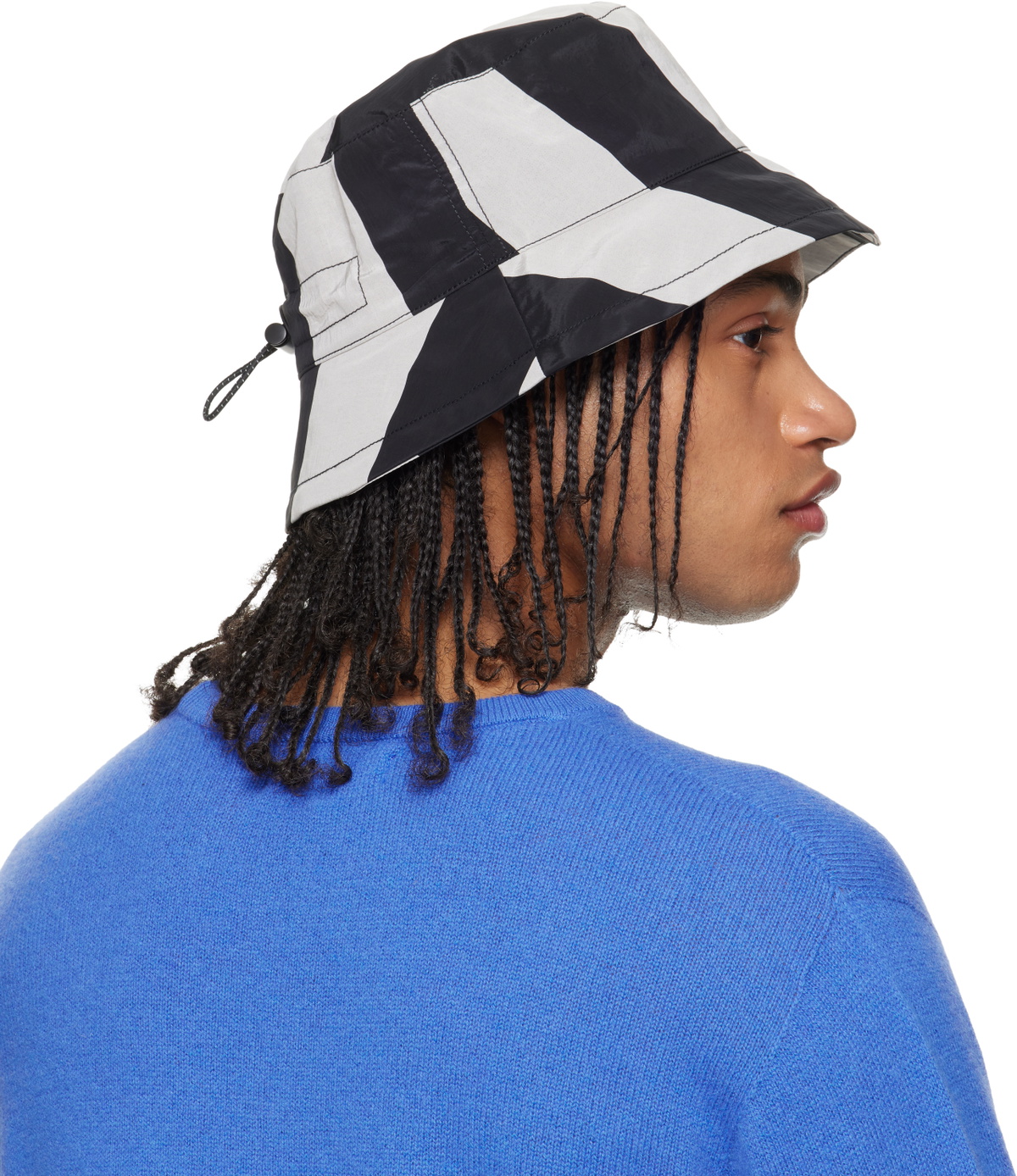 JACQUEMUS Black & Gray 'The Baluchon' Bucket Hat