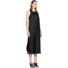 Loulou de Saison Black Paloma Silk Maxi Dress
