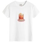 Damson Madder Women's Negroni Shrunken T-Shirt in White