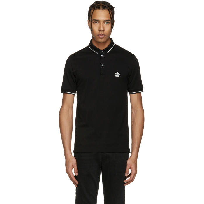 Photo: Dolce and Gabbana Black Crown Polo