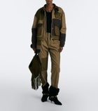 Marant Etoile Renzae patchwork cotton cargo pants