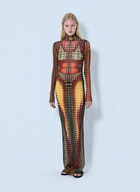 Jean Paul Gaultier Re-Edition Long Dress High Neck