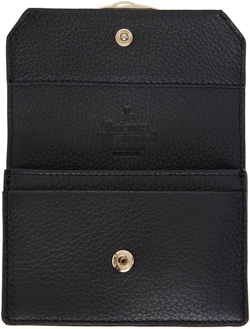 Vivienne Westwood Black Injected Orb Wallet Vivienne Westwood