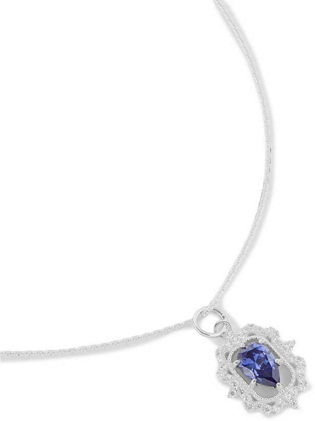 Photo: Hatton Labs - Sterling Silver Cubic Zirconia Pendant Necklace