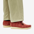 Clarks Originals Men's Wallabee Dancehall in Burgundy Combi