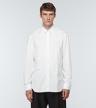 Maison Margiela - Concealed button cotton shirt